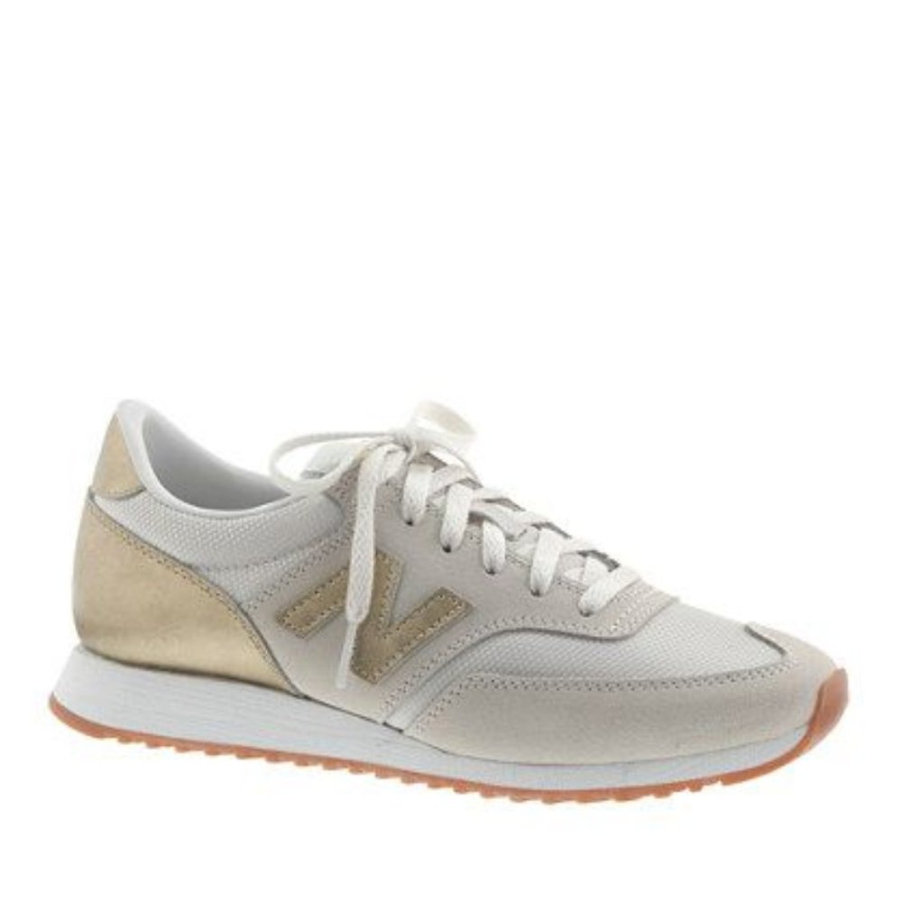 New Balance Classics 620 Cream and Gold